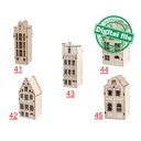 DXF, SVG files for laser Christmas Village, Super Big Set, Bundle of 59 pieces, Winter Scene, Glowforge, Plywood or MDF 3.2 mm