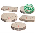 DXF, SVG files for laser Christmas Village, Super Big Set, Bundle of 59 pieces, Winter Scene, Glowforge, Plywood or MDF 3.2 mm