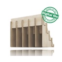 DXF, SVG files for laser Desk organizer, Tiered Display Stand, craft tools display, Vector project, Material thickness 1/8 inch (3.2 mm)