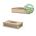 DXF, SVG files for laser Tissue Box, Lace ribbon, Mather's day gift, Vector project, Glowforge, Material thickness 1/8 inch (3.2 mm)