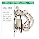 DXF, SVG files for laser Wooden Pumpkin Lanterns, Fall Decoration, Harvest 3D Puzzle, 3 Different Design, Glowforge, Material 6.4 mm