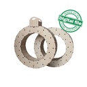 Two Different designs Christmas wreath Template DXF, SVG files for laser, Light-Up Christmas Ornament, Material thickness 1/8 inch (3.2 mm)