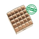 DXF, SVG Files for Laser Desktop Organizer Box, Drawer Storage, Display for Craft Tools, Brushes, Pencils, Paper, Material 1/8"(3.2mm)