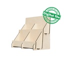 DXF files for laser Card stand Voyage - Vector projects for CNC router and laser cutting, svg Files, cnc Cut Vector, Plywood or MDF 3mm