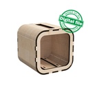 DIY Personalized Baby Piggy Bank, Wood Gift For Kids, Nursery Decor,Wooden Travel fund,Toddler Gifts, 3 different sizes,Material 1/8'' (3mm)