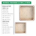 DIY Lightbox, Shadow Box, Two different sizes DXF, SVG files for laser, Template, Glowforge, Material thickness 1/8 inch (3.2 mm)