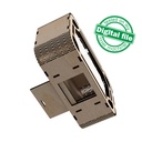 DXF, SVG files for laser cutting Travel Fund Suitcase, Adventure Piggy bank, Money Box, Vacation Fund, Travel Savings, Table Decoration