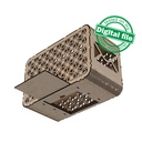 DXF, SVG files for laser Wedding card box, money box, Engagement Card Box, openwork, carved, elegant design, Material 1/8'' (3.2 mm)