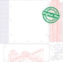 DXF, SVG files for laser Gift Book box Italy, flexible plywood, Living hinge, engraved pattern, decorative corbel, Material 1/8'' (3.2 mm)