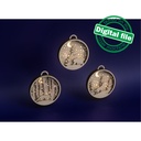 DXF, SVG files for laser Illuminated Christmas Ornament, Layered wooden decoration, Tree, Fox, Bear, Wolf, Moon, Star,personalized engraving